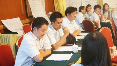 評(píng)委對(duì)現(xiàn)場(chǎng)情景演示點(diǎn)評(píng)